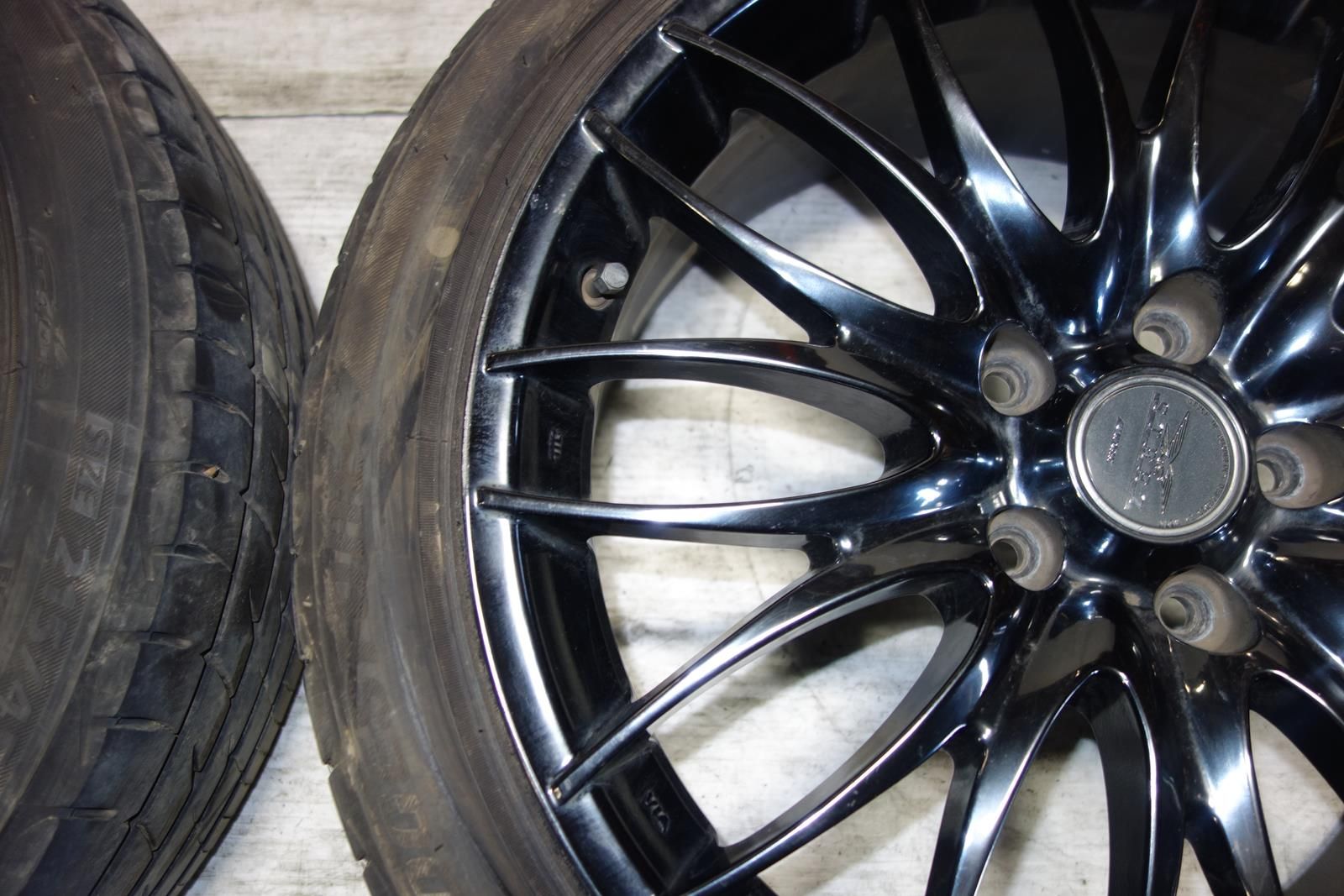 JDM WORK STEEZ WHEELS RIMS TIRES 5X114.3 18X7.5 +55 OFFSET Japan Genuine