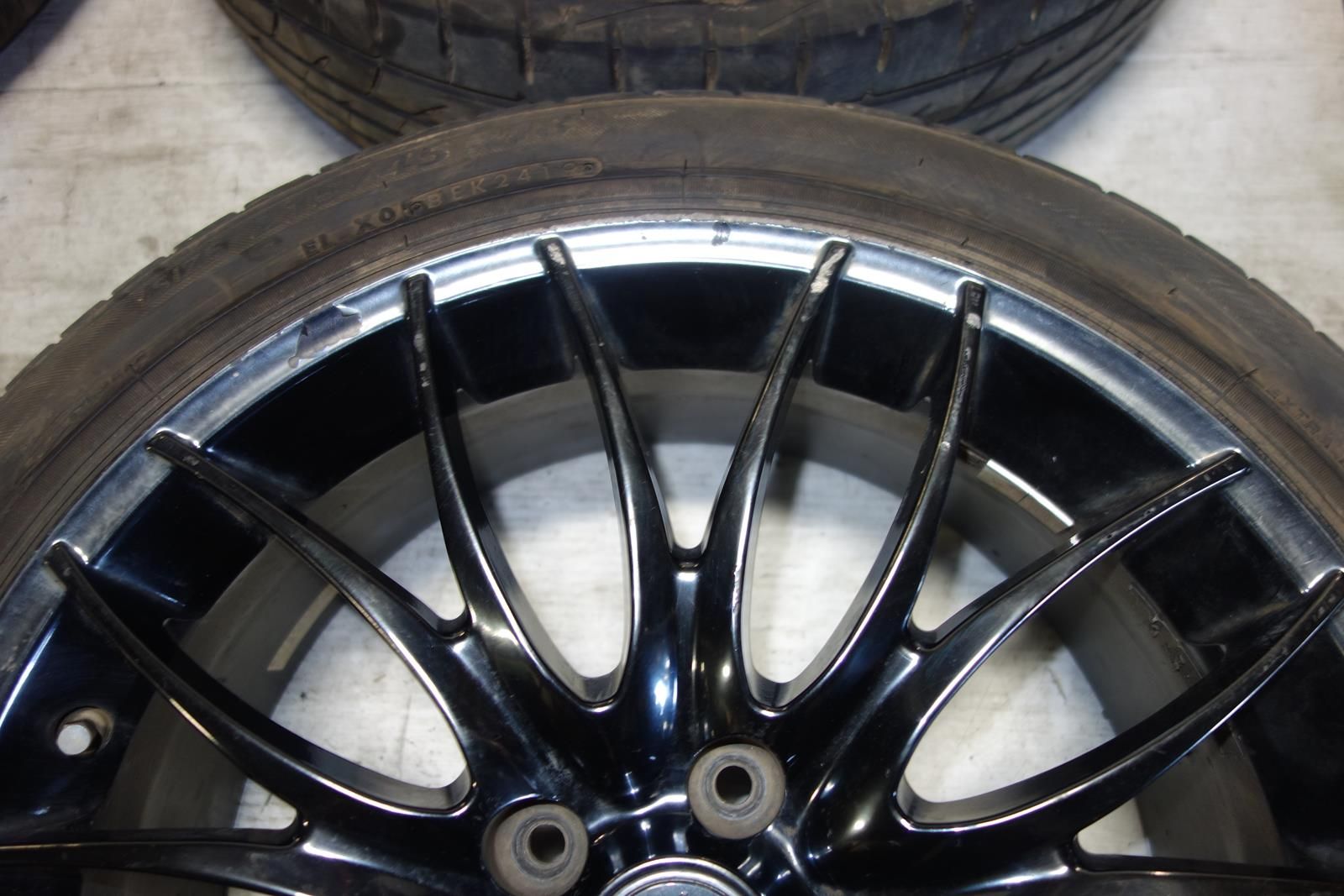 JDM WORK STEEZ WHEELS RIMS TIRES 5X114.3 18X7.5 +55 OFFSET Japan Genuine