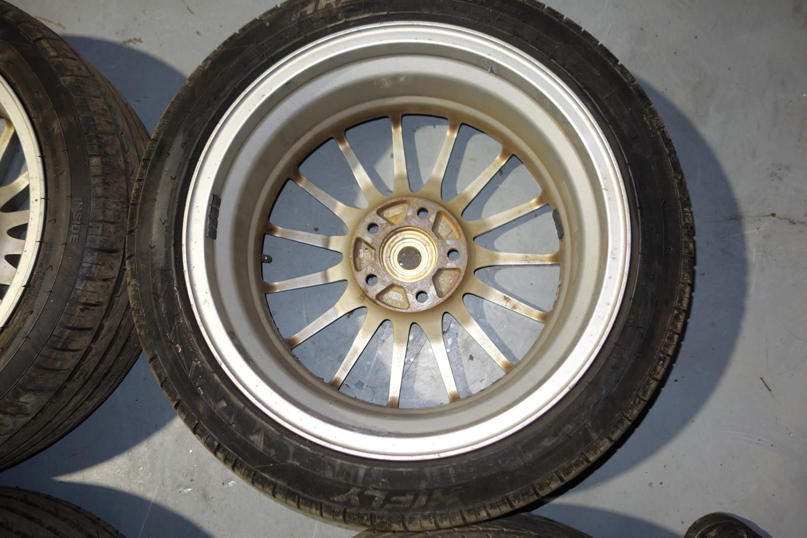 JDM Enkei RS05 Wheels Rims Mags 5x114.3 17x7 +45 Offset Japan
