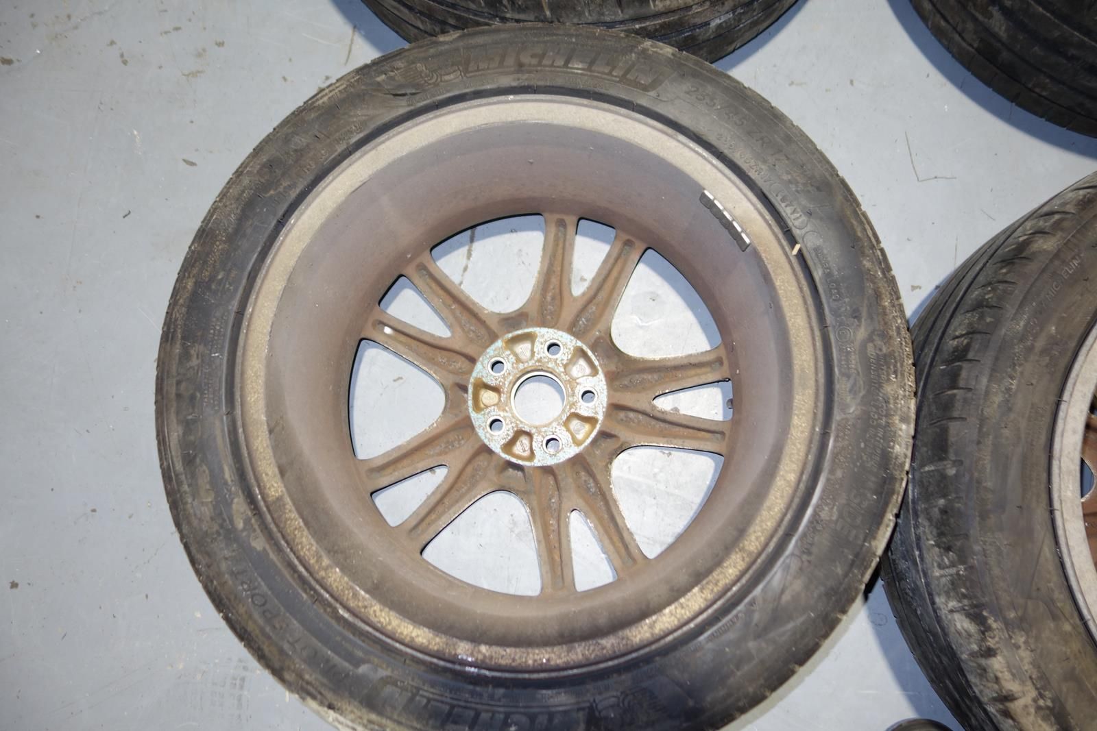 JDM Subaru Impreza WRX STI GDB Gold Enkei 5x100 Wheels Rims Mags Brembo Clearance 17x7.5J +53 V7 V8
