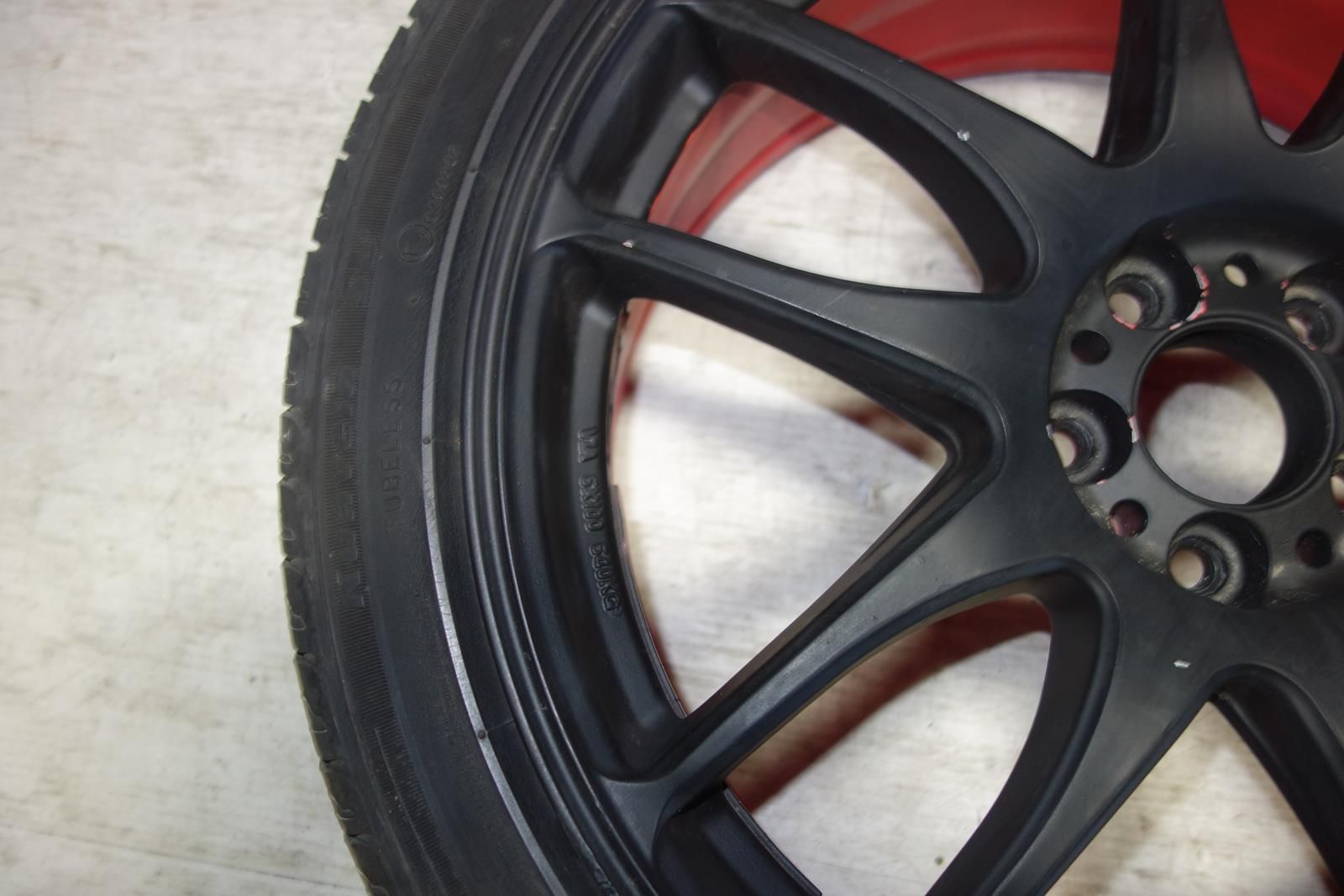 JDM Work Emotion Kiwami Wheels Rims Tires 5x100 18x7 +55 Offset Japan
