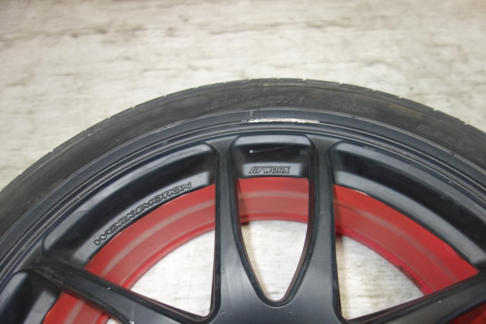 JDM Work Emotion Kiwami Wheels Rims Tires 5x100 18x7 +55 Offset Japan