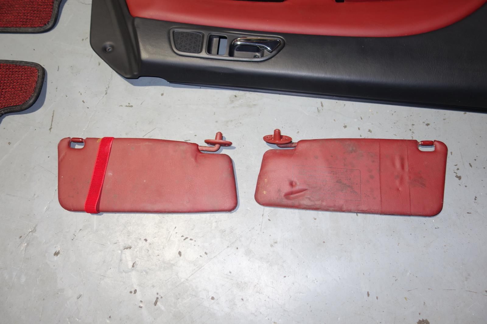 JDM Honda Prelude 1997-2001 BB6 BB8 SiR Red Front & Back Seats Carpet Door Panels Roof Liner Visors Mats Center Console