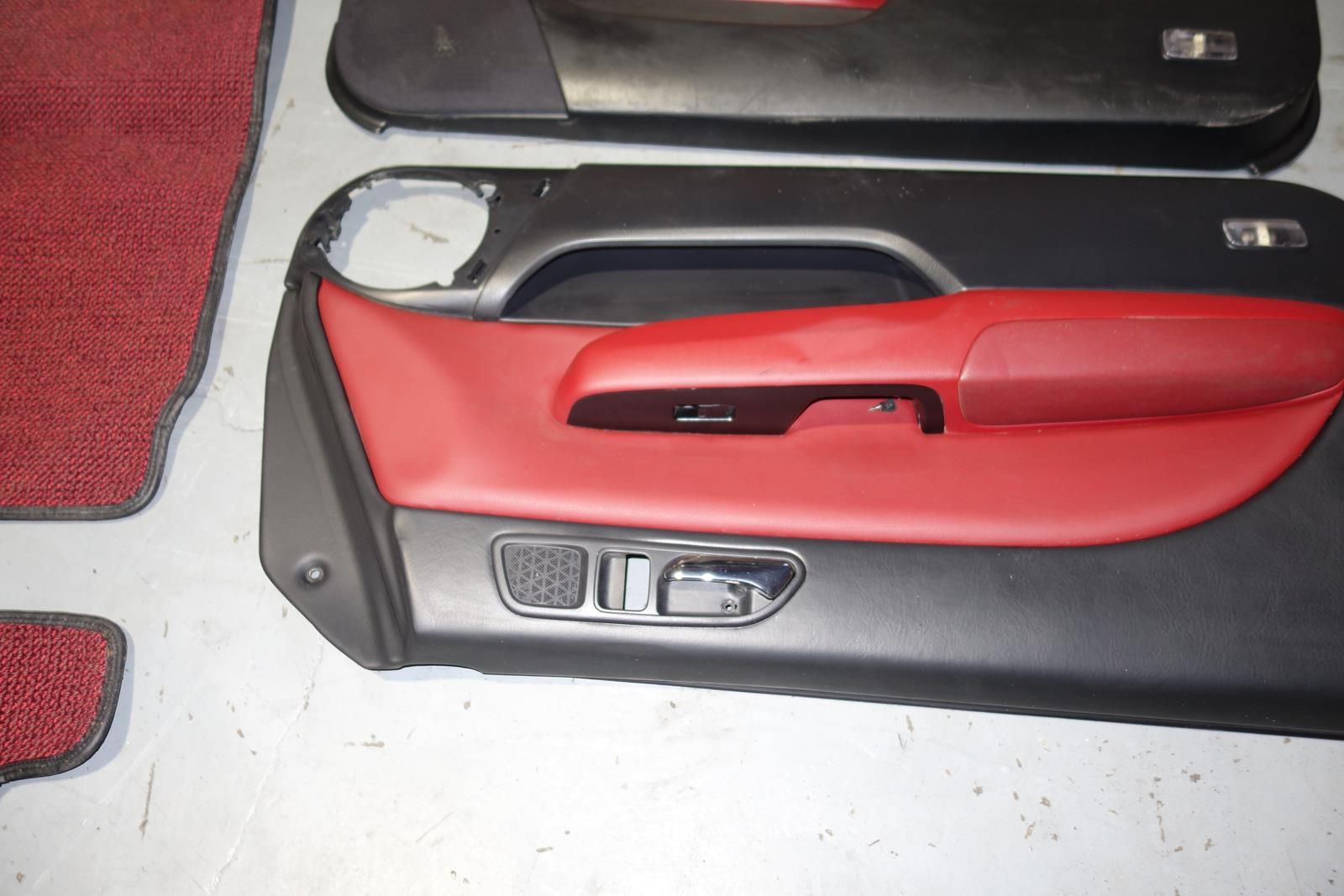 JDM Honda Prelude 1997-2001 BB6 BB8 SiR Red Front & Back Seats Carpet Door Panels Roof Liner Visors Mats Center Console