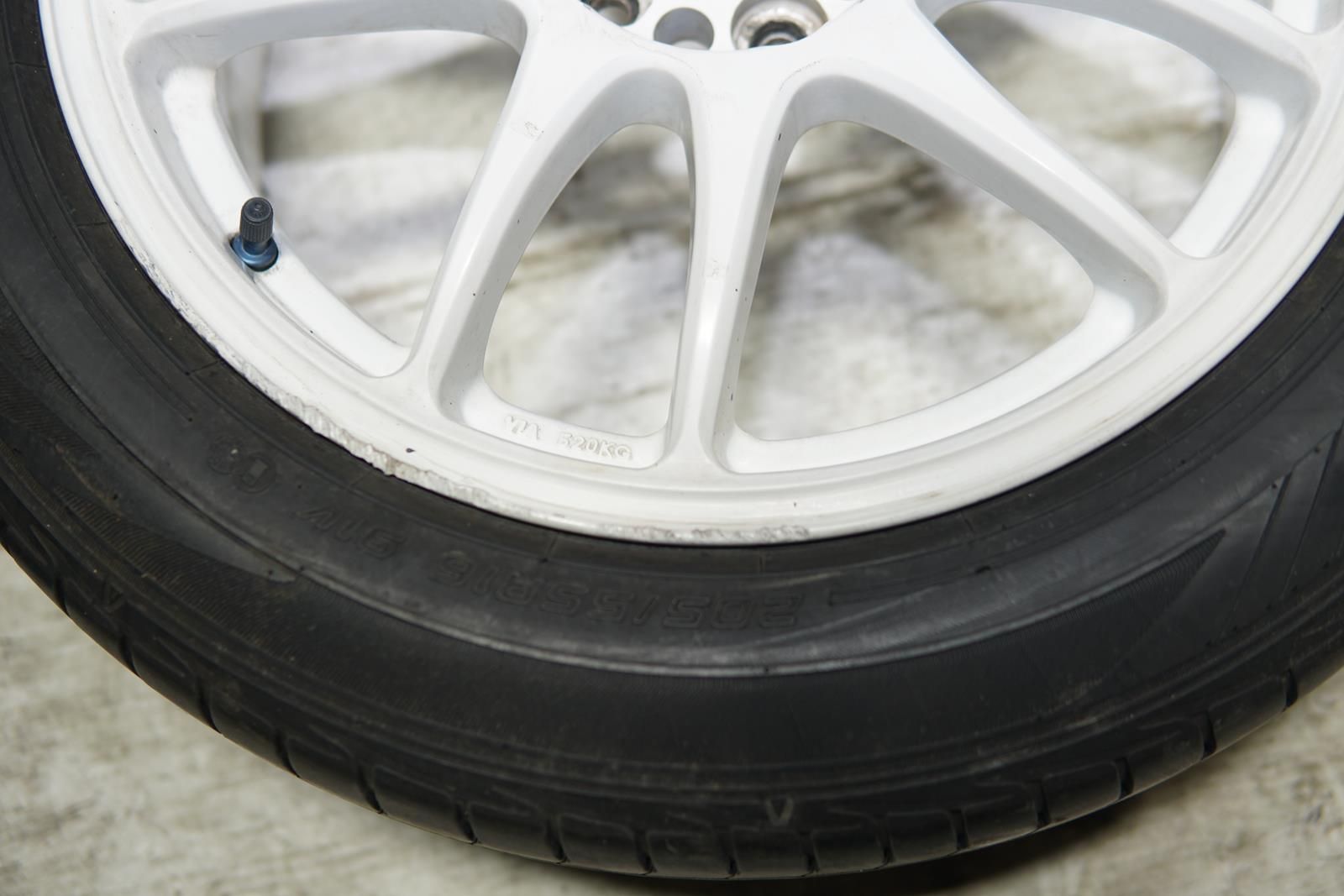 JDM Work Emotion CR Kai Wheels Rims Mags 5x100 16x7 +35 Offset Japan White