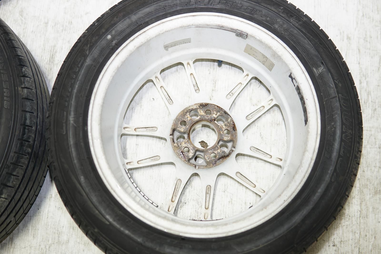 JDM Work Emotion CR Kai Wheels Rims Mags 5x100 16x7 +35 Offset Japan White