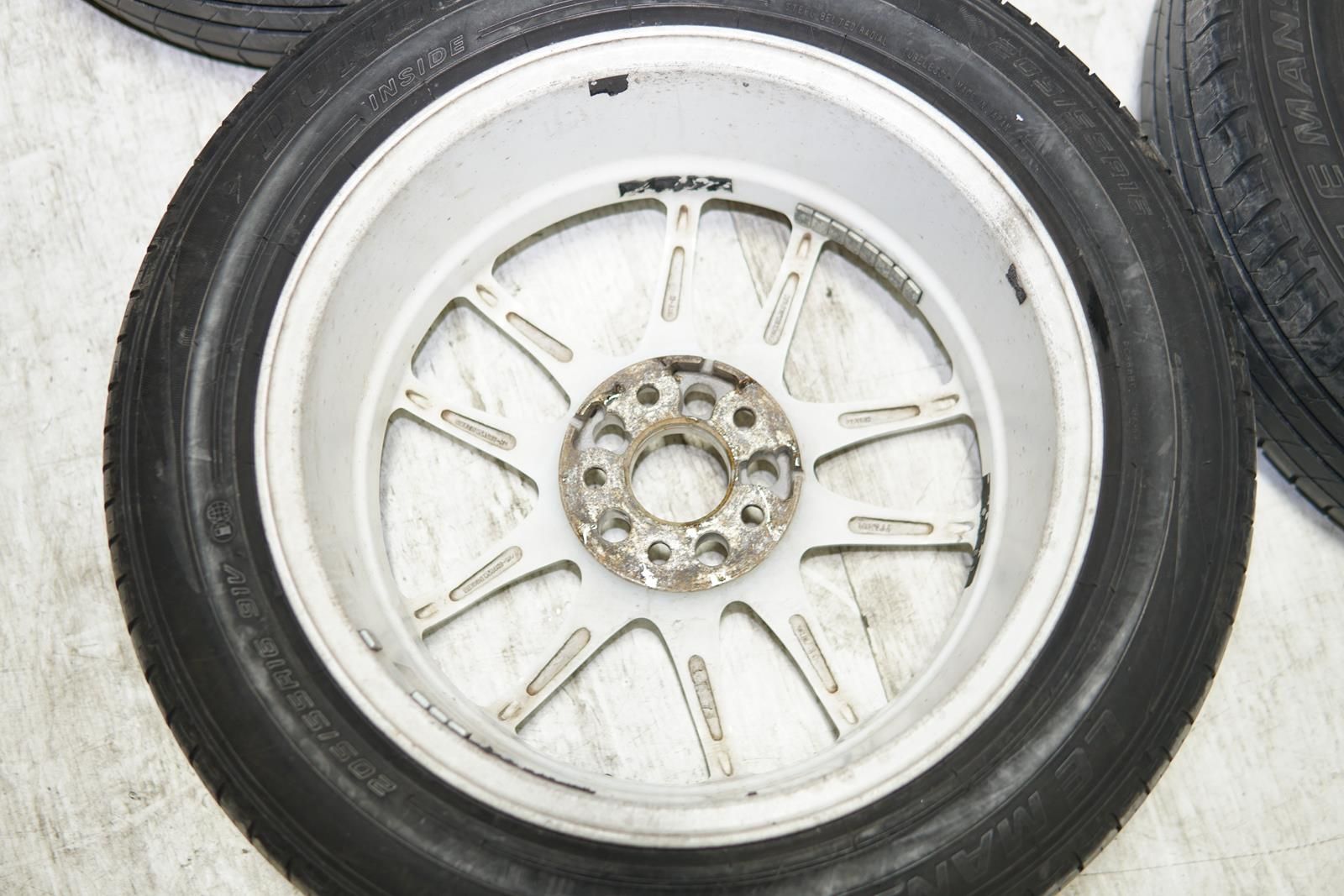 JDM Work Emotion CR Kai Wheels Rims Mags 5x100 16x7 +35 Offset Japan White
