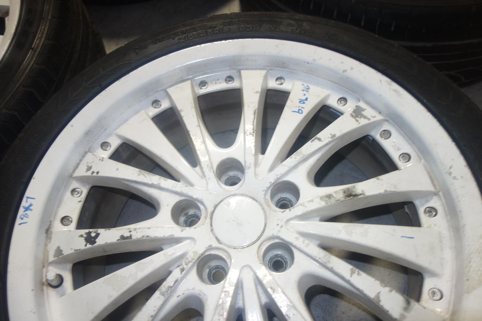 JDM Razero Rims Wheels Mags 5x114.3 18x7 +48 Lexus Toyota Honda Mazda Nissan