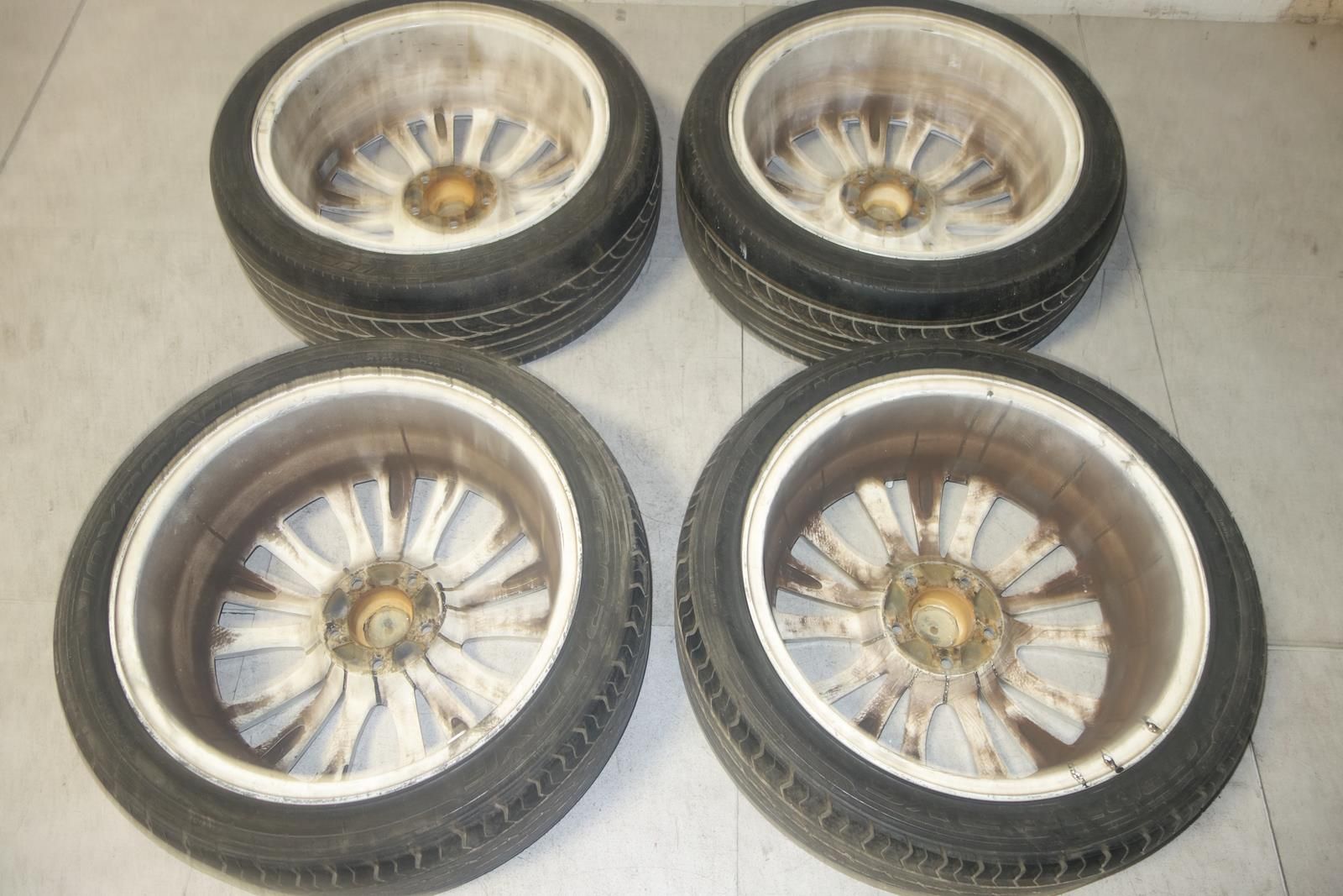 JDM Razero Rims Wheels Mags 5x114.3 18x7 +48 Lexus Toyota Honda Mazda Nissan