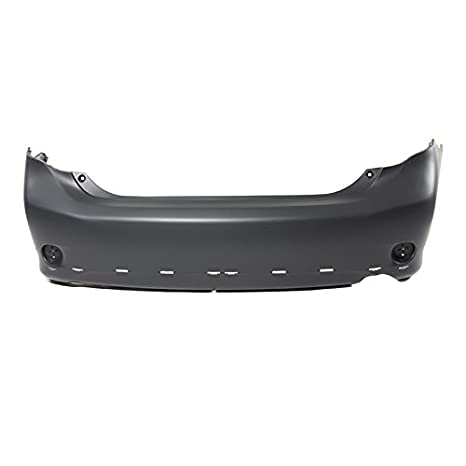 TOYOTA COROLLA 2009-2013 — REAR BUMPER PRIMED; W/SPOILER HOLE ; USA BUILT; FOR S/XRS MODELS SEDAN 2009-2010 CAPA