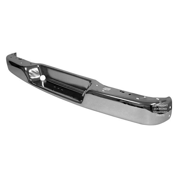 CHEVROLET EXPRESS VAN 2003-2025 — REAR BUMPER FACE BAR; CHROME; W/O SENSORS; EXPRESS VAN/SAVANA 1996-2025