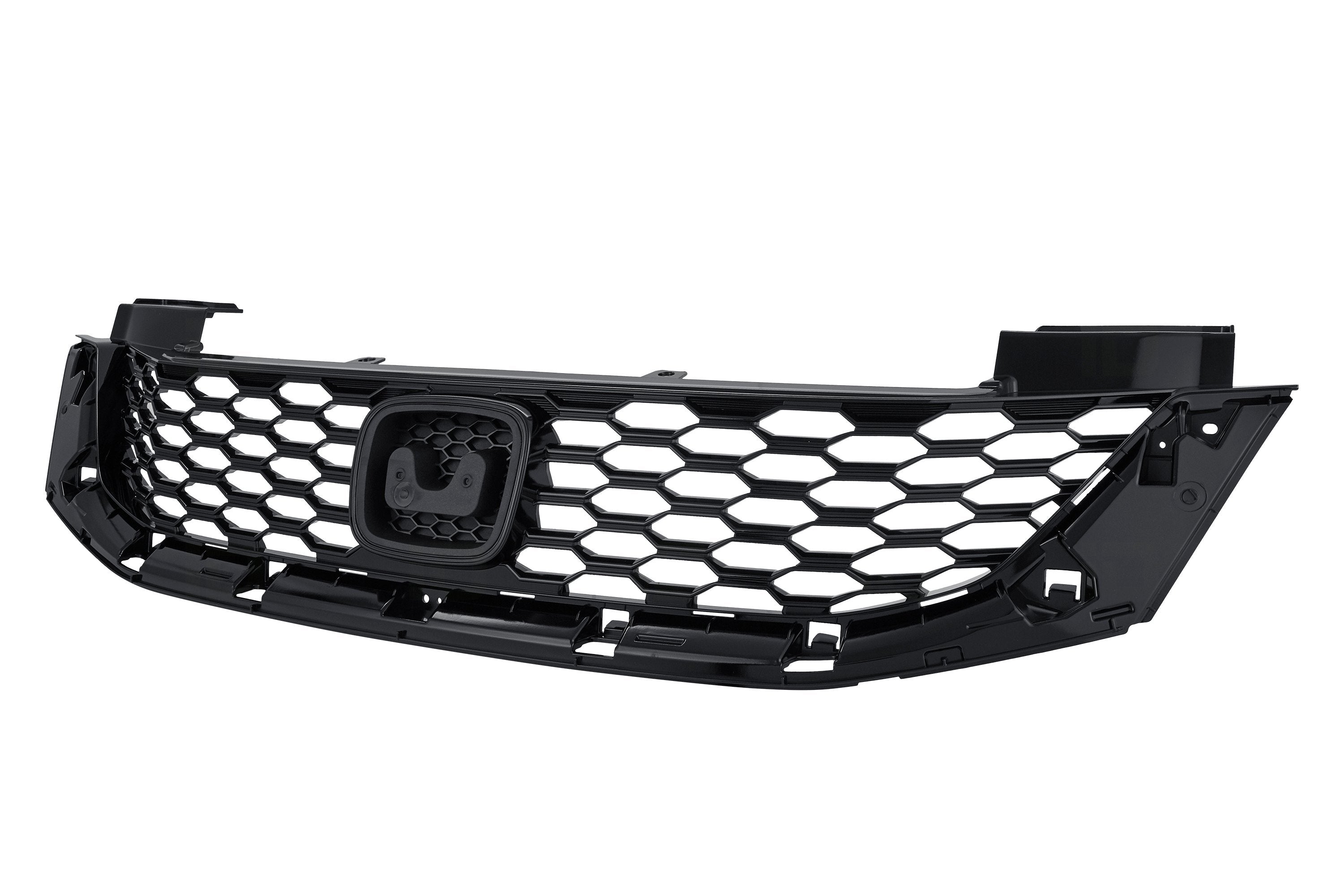 HONDA ACCORD 2013-2017 — FRONT GRILLE ;PAINTED BLACK; COUPE 2013-2015
