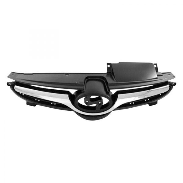 HYUNDAI ELANTRA 2014-2016 — GRILLE; KOREAN BUILT; W/O SPORT; BLACK / CHROME; SEDAN 2014-2016