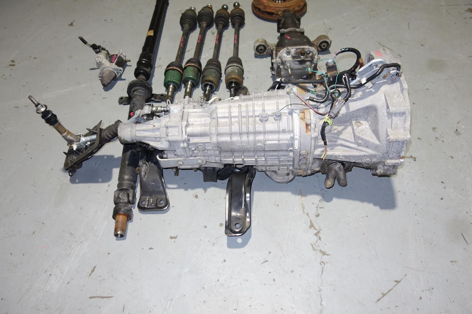 JDM Subaru Legacy S402 6speed Awd Transmission Axles Rear LSD Differential 2003-2009 TY856WLFAA Spec-B