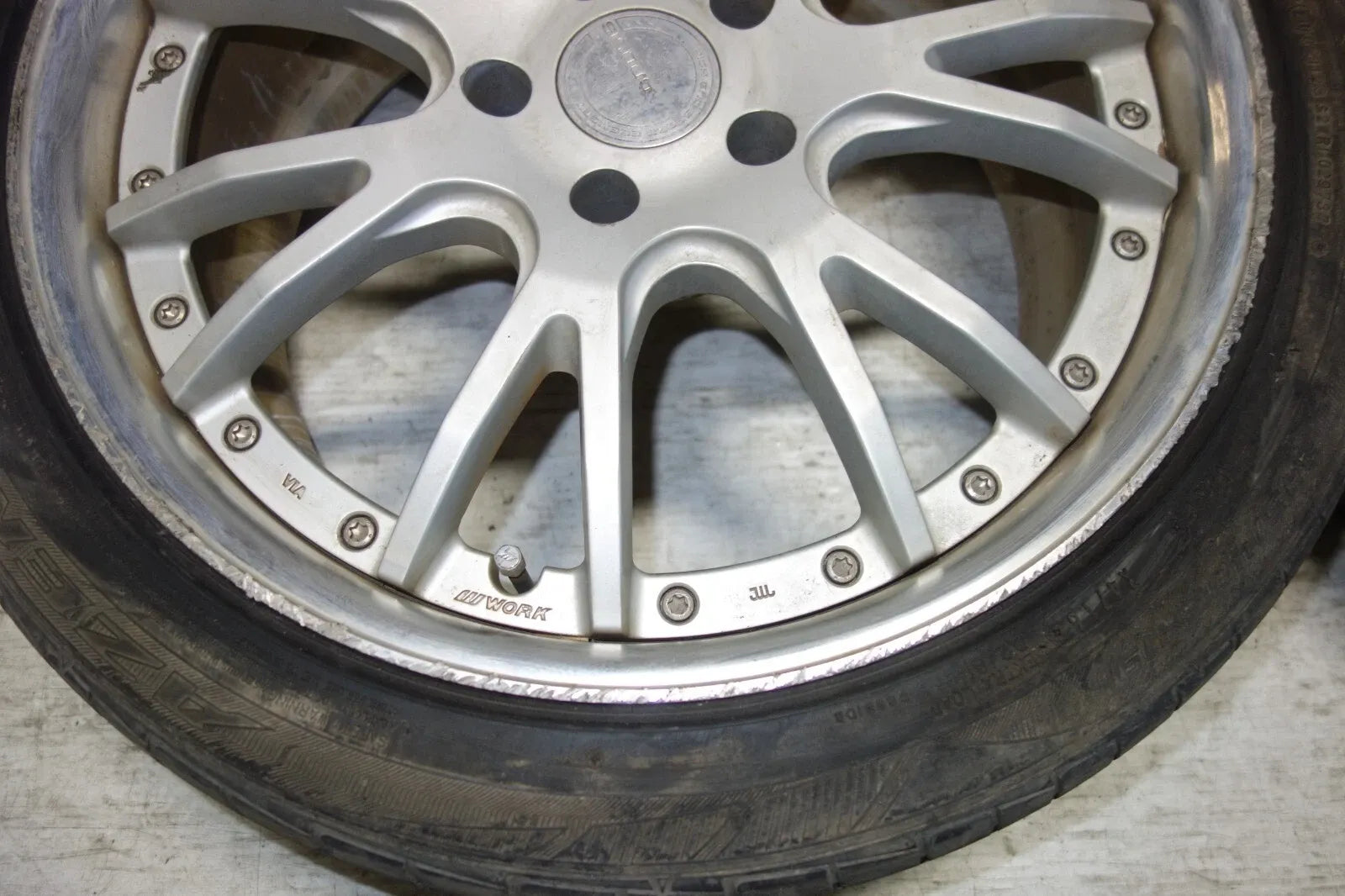 JDM WORK GNOSIS GS4 RIMS WHEELS TIRES 5X120 19X9+45