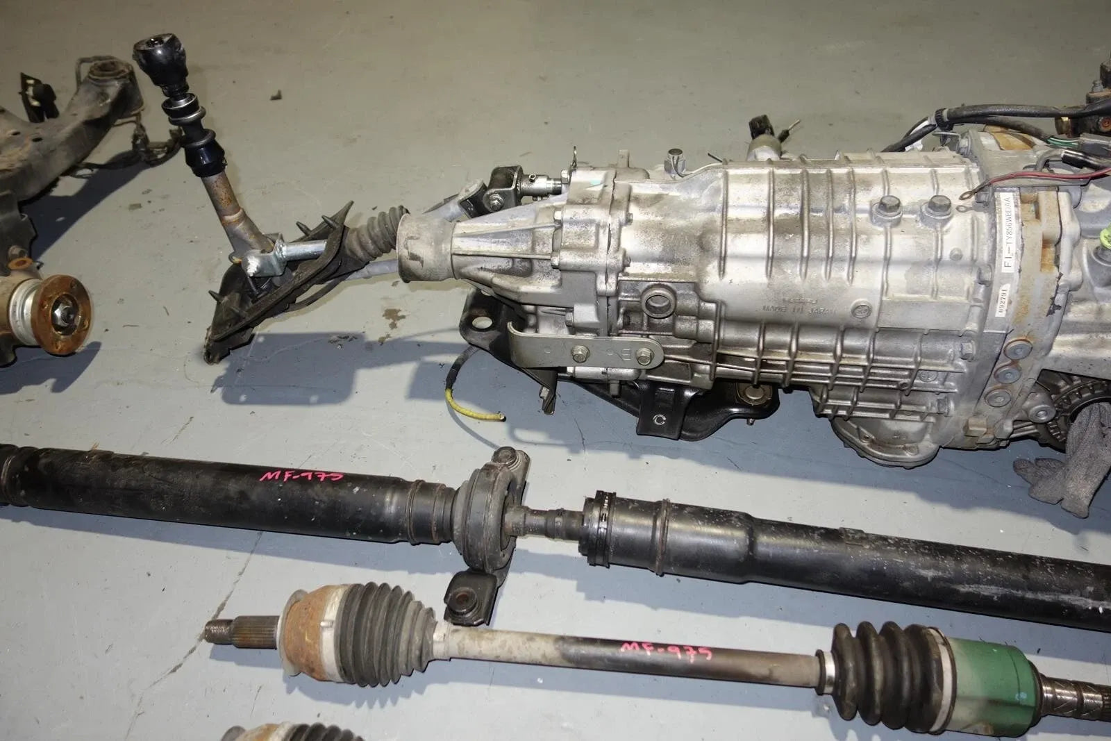 JDM Subaru Legacy Spec-B 6speed Awd Transmission Axles Rear LSD Differential Cradle 2003-2009 TY856WBDAA