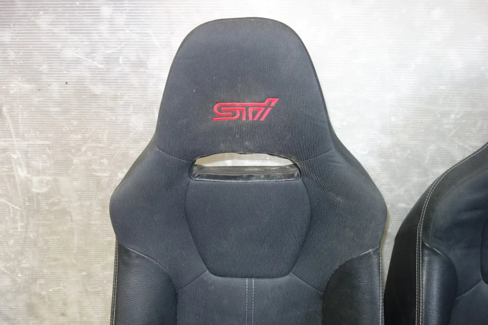 JDM Subaru Impreza WRX STi Front Seats Leather 2008-2014 GRB GRF Left Right #SET 3
