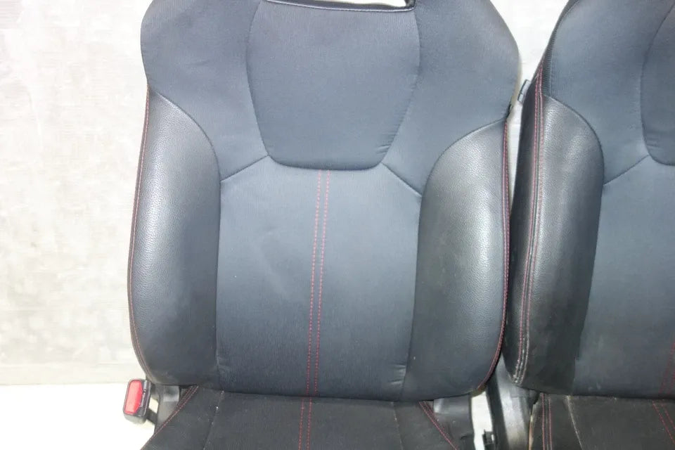 JDM Subaru Impreza WRX STi Seats RED STITCHING 2008-2014 Front Pair Left Right