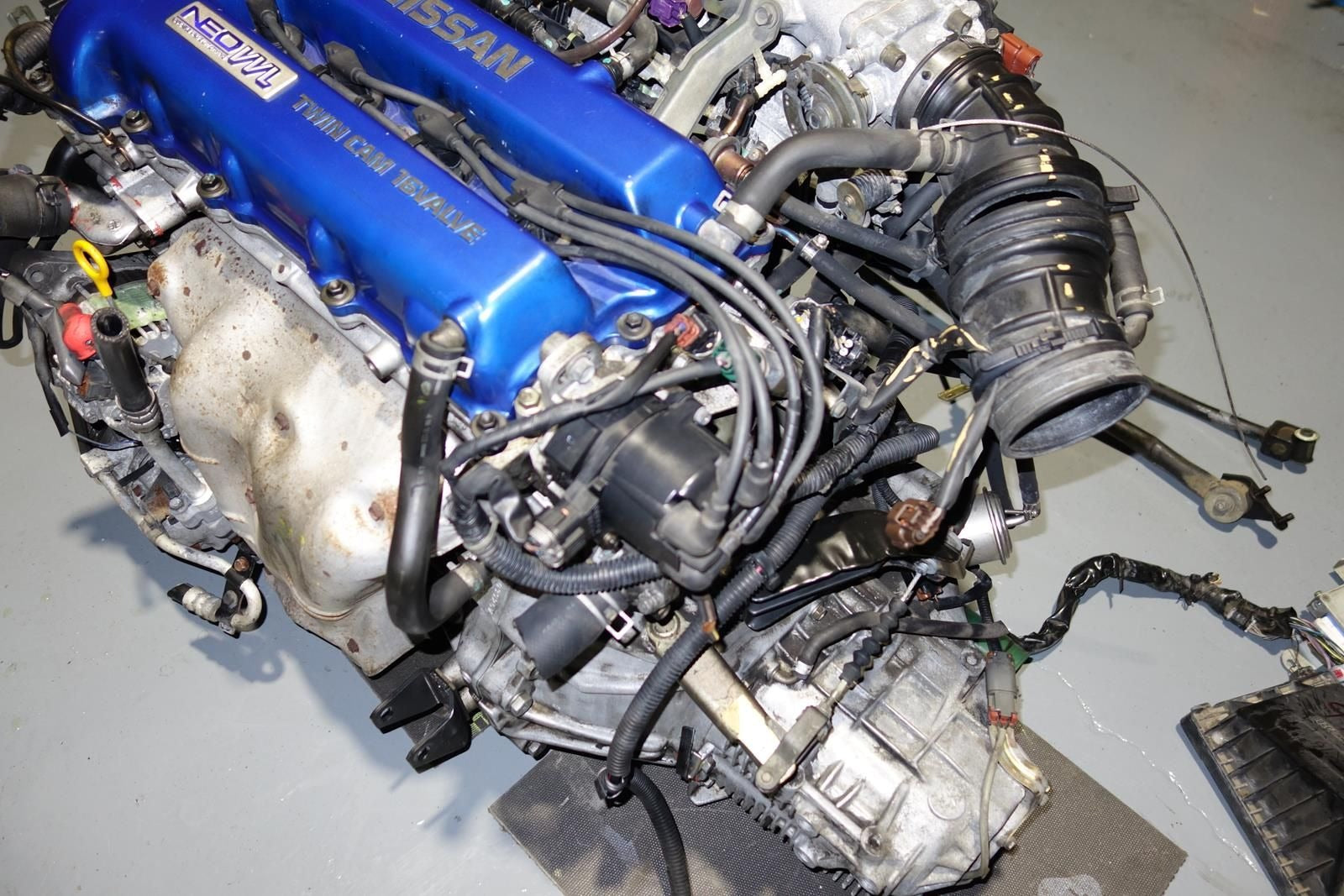 JDM Nissan Pulsar Sentra SR16VE Engine Neo VVL 1.6L VZ-R N1 5speed LSD Tranmission Wire Harness ECU SR16-VE Motor JN15