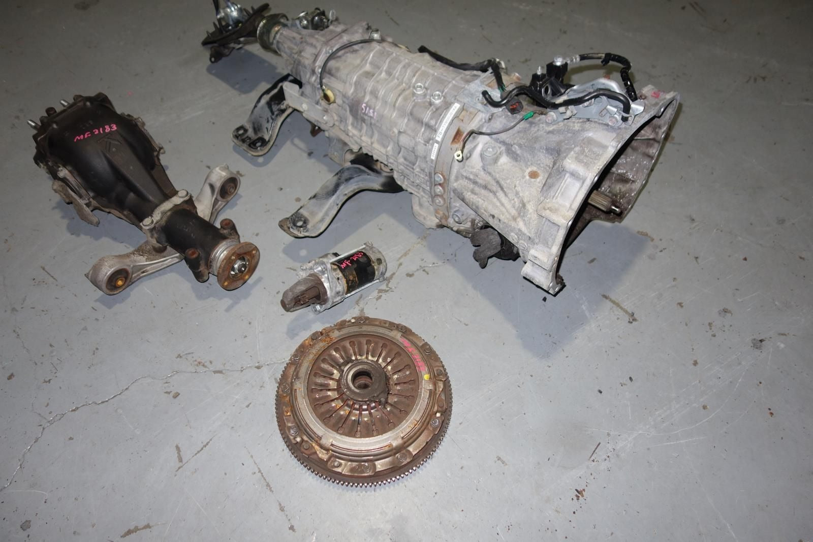 2008-2014 JDM Subaru Impreza WRX STi GRB 6speed DCCD 3.9 Transmission LSD Differential Starter TY856UB1KA Fits: 2008-2021