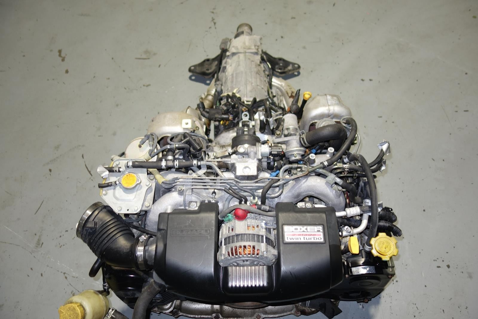 JDM Subaru Legacy GT 2.0L DOHC Twin Turbo EJ206 Engine Automatic Transmission ECU JDM EJ206-TT Motor EJ20