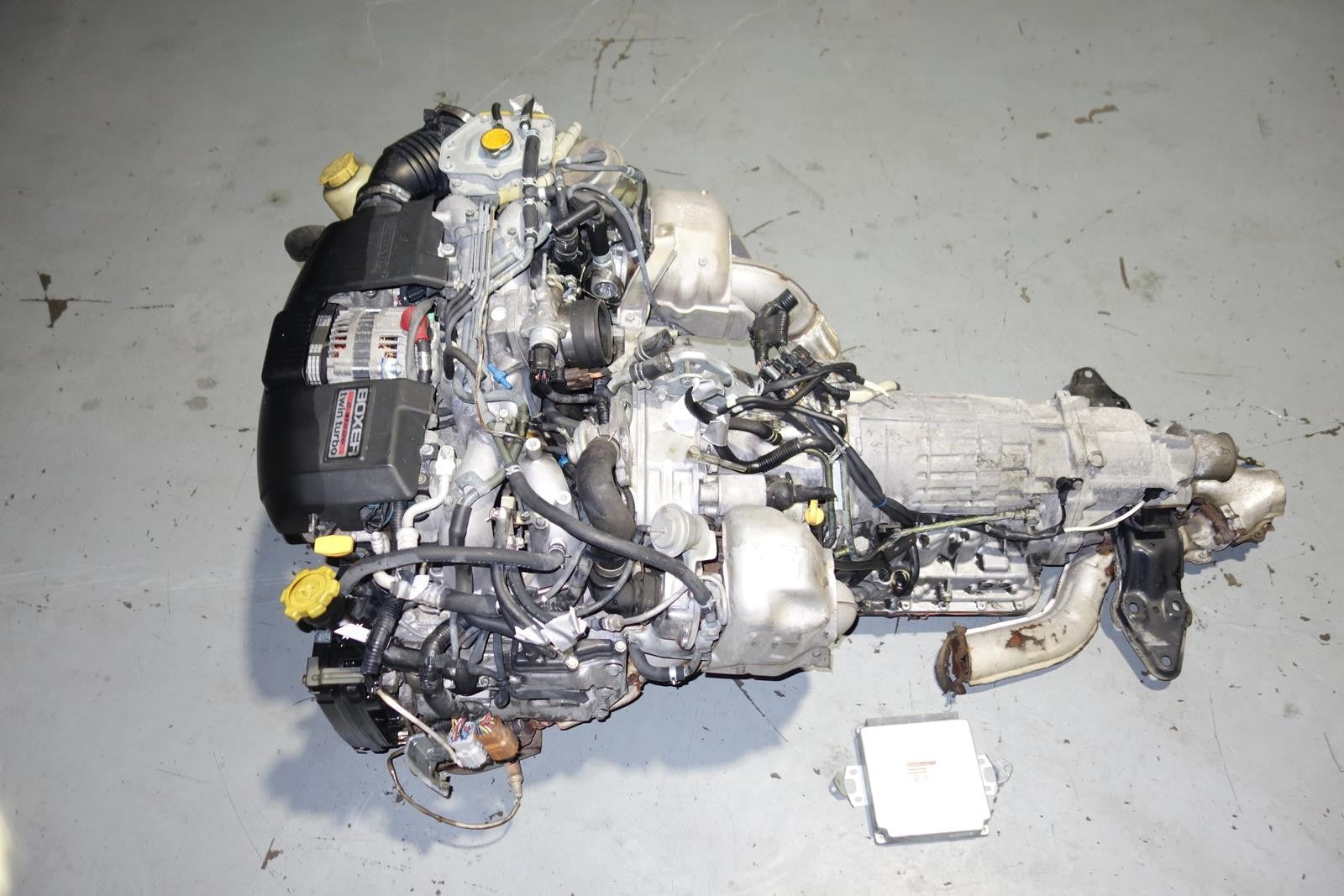 JDM Subaru Legacy GT 2.0L DOHC Twin Turbo EJ206 Engine Automatic Transmission ECU JDM EJ206-TT Motor EJ20