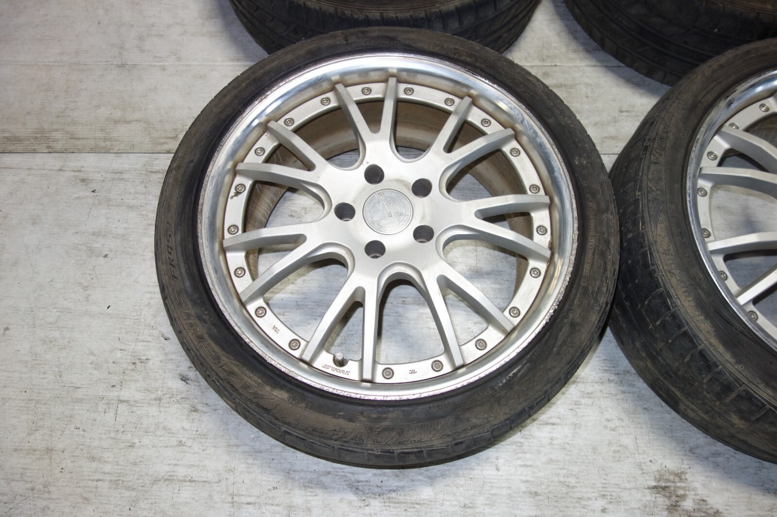 JDM WORK GNOSIS GS4 RIMS WHEELS TIRES 5X120 19X9+45