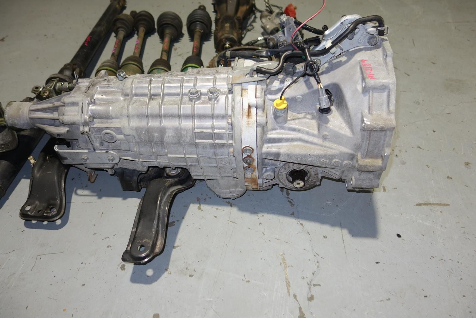 JDM Subaru Impreza Wrx STi 6speed Awd Transmission LSD Differential Axles Starter V7 R180 GDB TY856WB1AA Gearbox