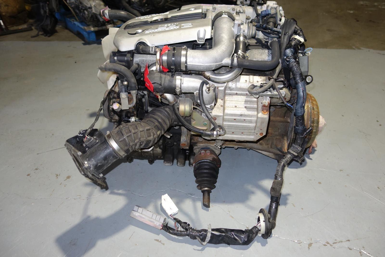 JDM NISSAN SKYLINE R34 GTT 2.5L DOHC TURBO NEO6 ENGINE LONGBLOCK JDM RB25DET AWD RB25 RB25-DET