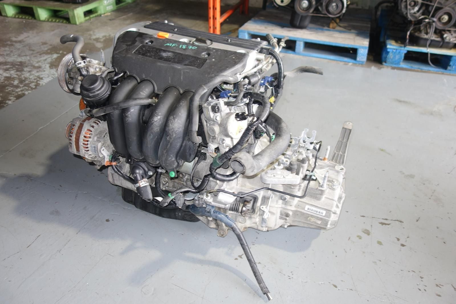 JDM Honda CRV 2.4L DOHC i-Vtec K24A Complete Engine Motor + 4x4 AWD 5speed Manual Transmission 2002-2006 CR-V