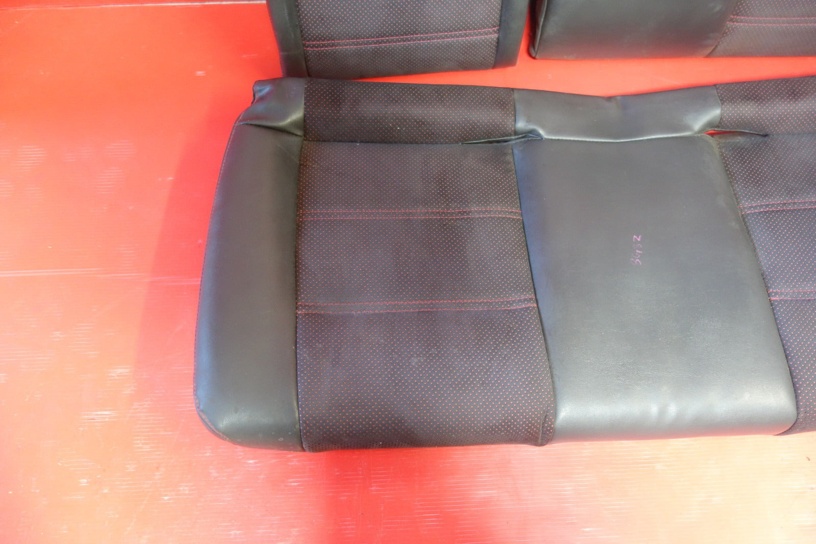 JDM Mazda Familia 323 GTR GT-R BG8Z OEM Rear Seats Leather Suede 1989-1994