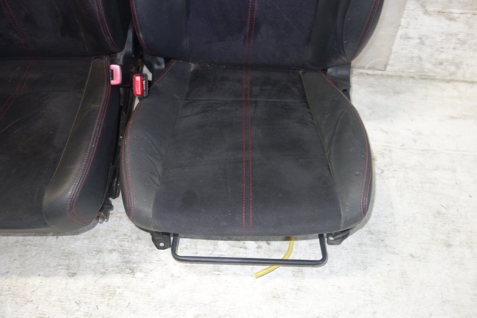 JDM Subaru Impreza WRX STi Front Seats Leather 2008-2014 GRB GRF Left Right #Set 2