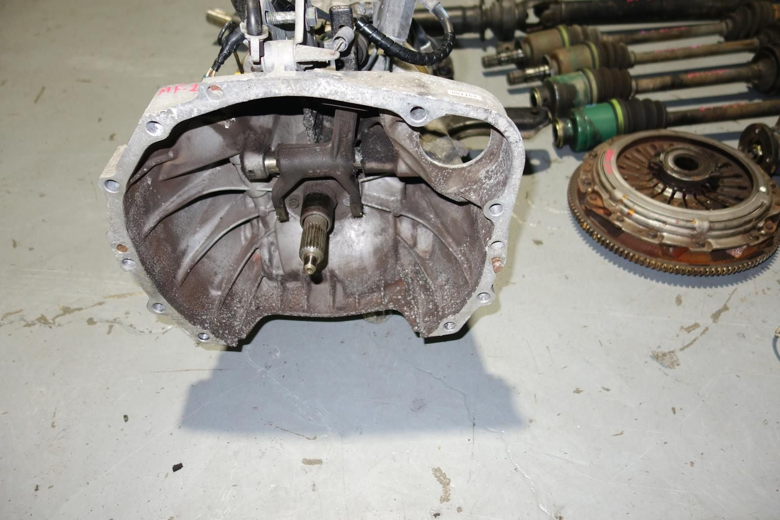 JDM Subaru Impreza Wrx STi 6speed Awd Transmission LSD Differential Axles Starter V7 R180 GDB TY856WB1AA Gearbox