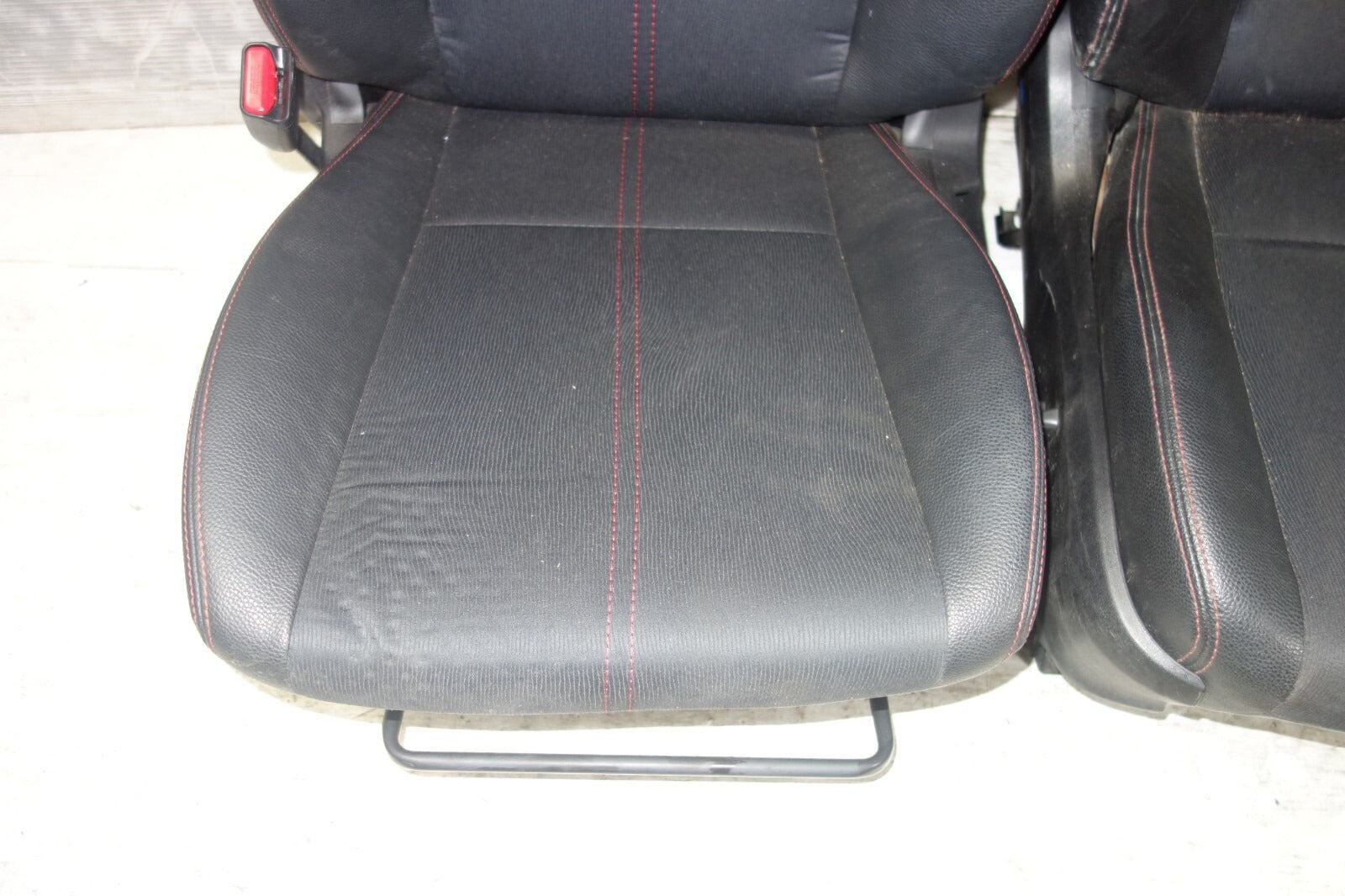 JDM Subaru Impreza WRX STi Seats RED STITCHING 2008-2014 Front Pair Left Right