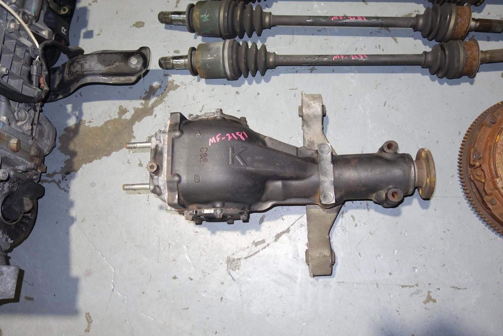 JDM Subaru Legacy S402 6speed Awd Transmission Axles Rear LSD Differential 2003-2009 TY856WLFAA Spec-B
