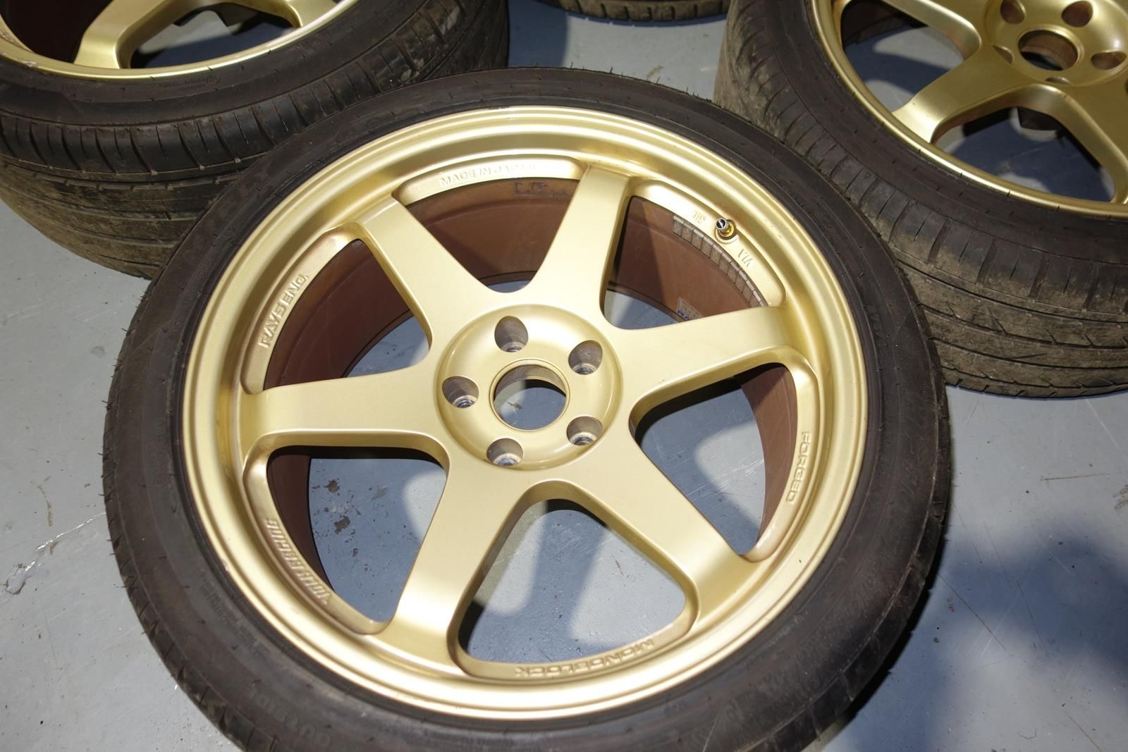 JDM Wheels Rims Mags RAYS VR Volk Racing TE37 19x8.5J / 19x9.5J 5x114.3 +22