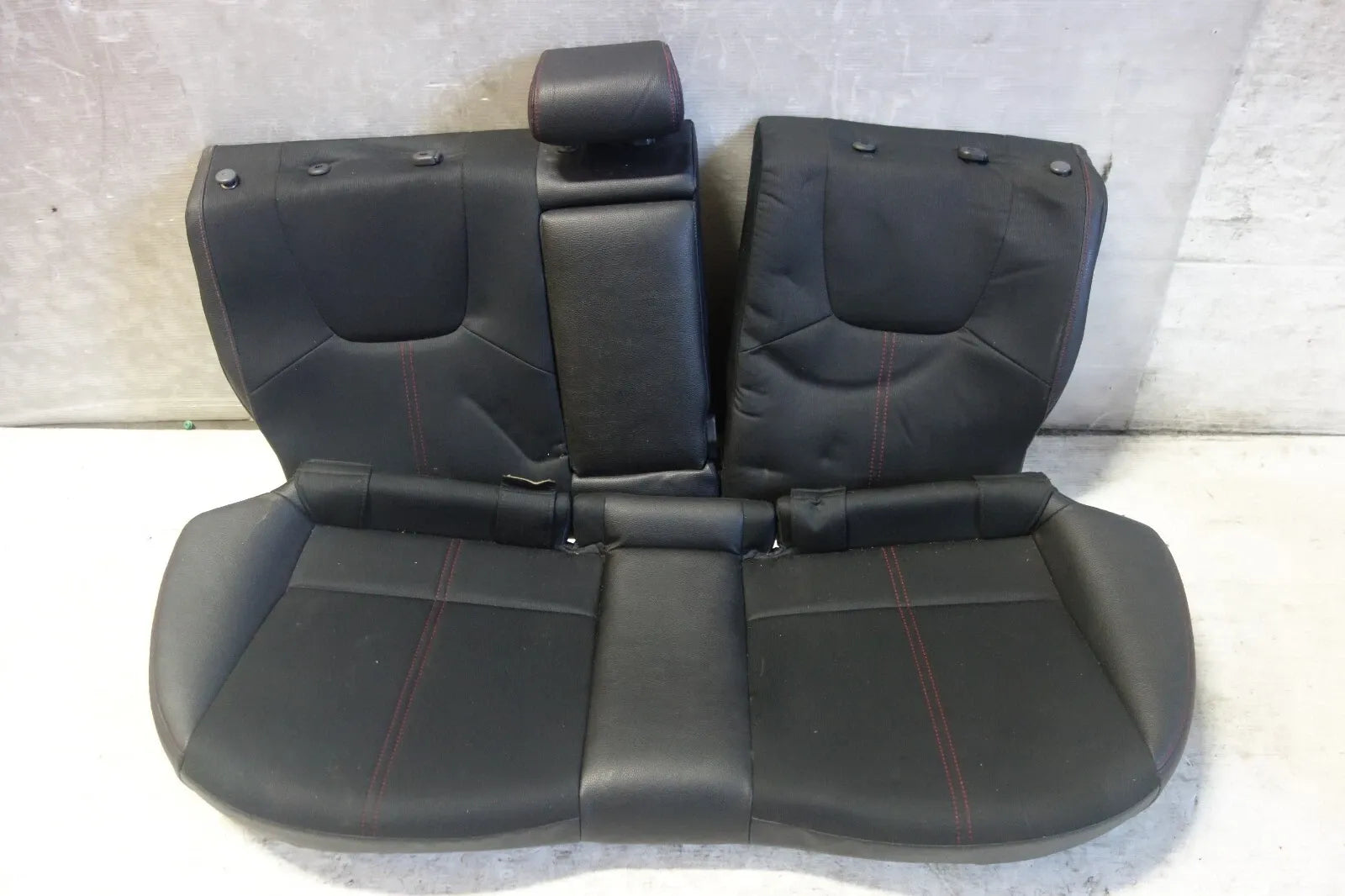 JDM Subaru Impreza WRX STi Rear Seats 2011-2014 Hatchback GRB Red Stitching