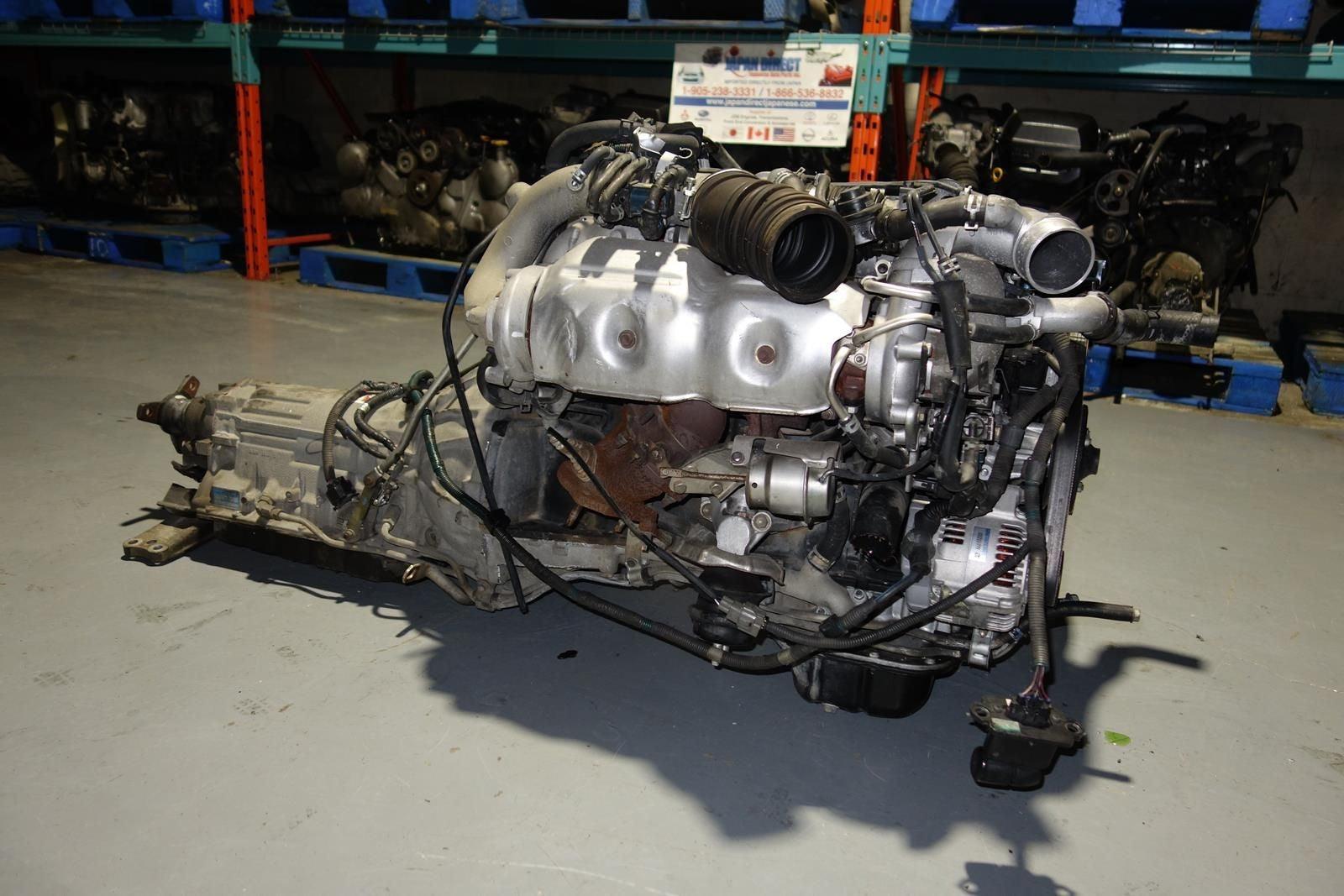 2JZ JDM Toyota Aristo Supra Lexus GS300 IS300 2JZGTE VVTi Twin Turbo Engine Auto Transmission ECU 2JZ-GTE Swap