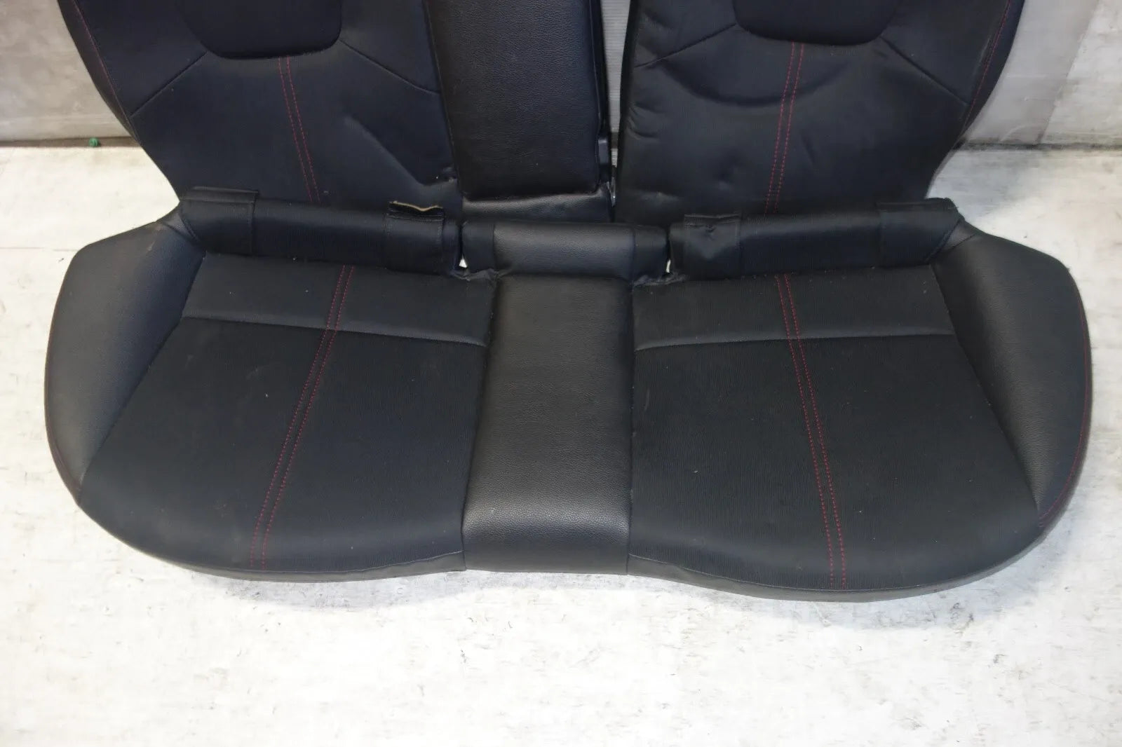 JDM Subaru Impreza WRX STi Rear Seats 2011-2014 Hatchback GRB Red Stitching