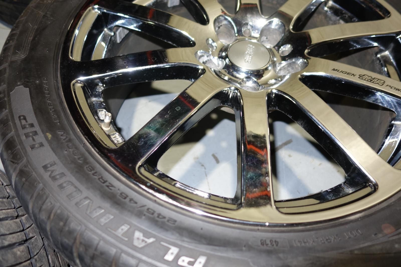 JDM Acura RL Legend Mugen Rims Wheels Tires Mags 18x8 +50 5x120 KB1 OEM Japan