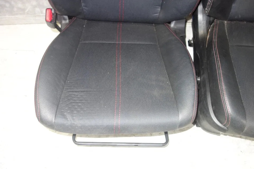 JDM Subaru Impreza WRX STi Seats RED STITCHING 2008-2014 Front Pair Left Right