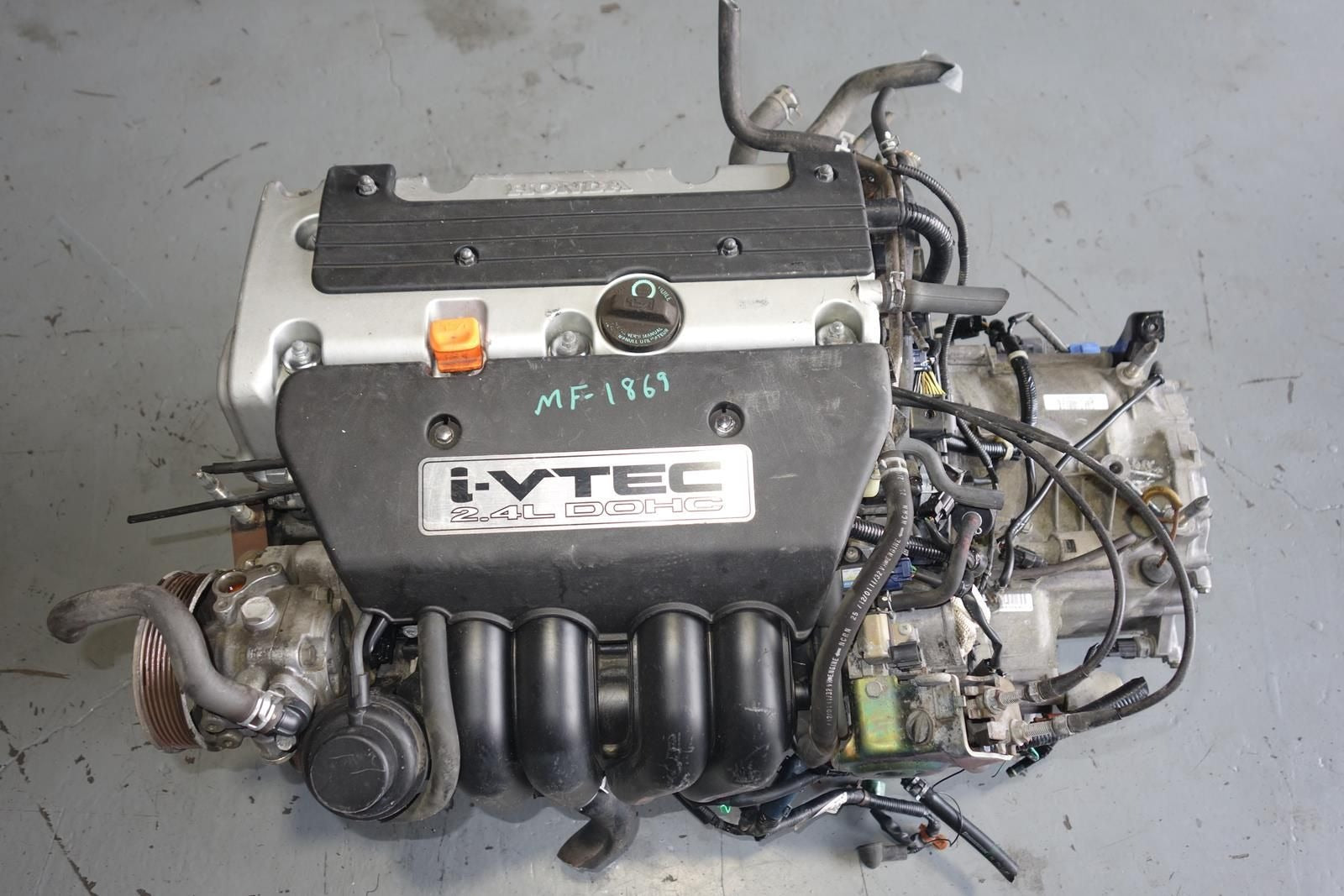 JDM Honda CRV 2.4L DOHC i-Vtec K24A Complete Engine Motor + 4x4 AWD Automatic Transmission 2002-2004 CR-V