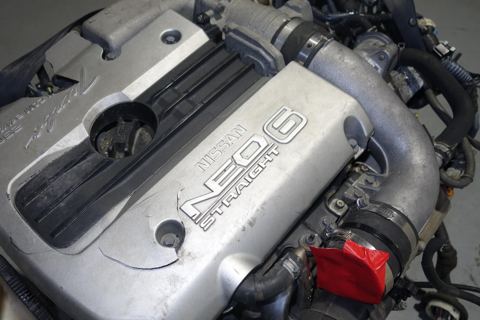 JDM NISSAN SKYLINE R34 GTT 2.5L DOHC TURBO NEO6 ENGINE LONGBLOCK JDM RB25DET AWD RB25 RB25-DET