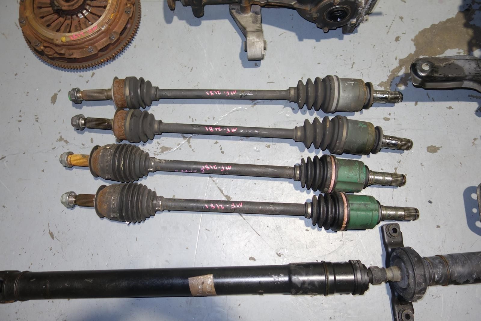 JDM Subaru Legacy S402 6speed Awd Transmission Axles Rear LSD Differential 2003-2009 TY856WLFAA Spec-B
