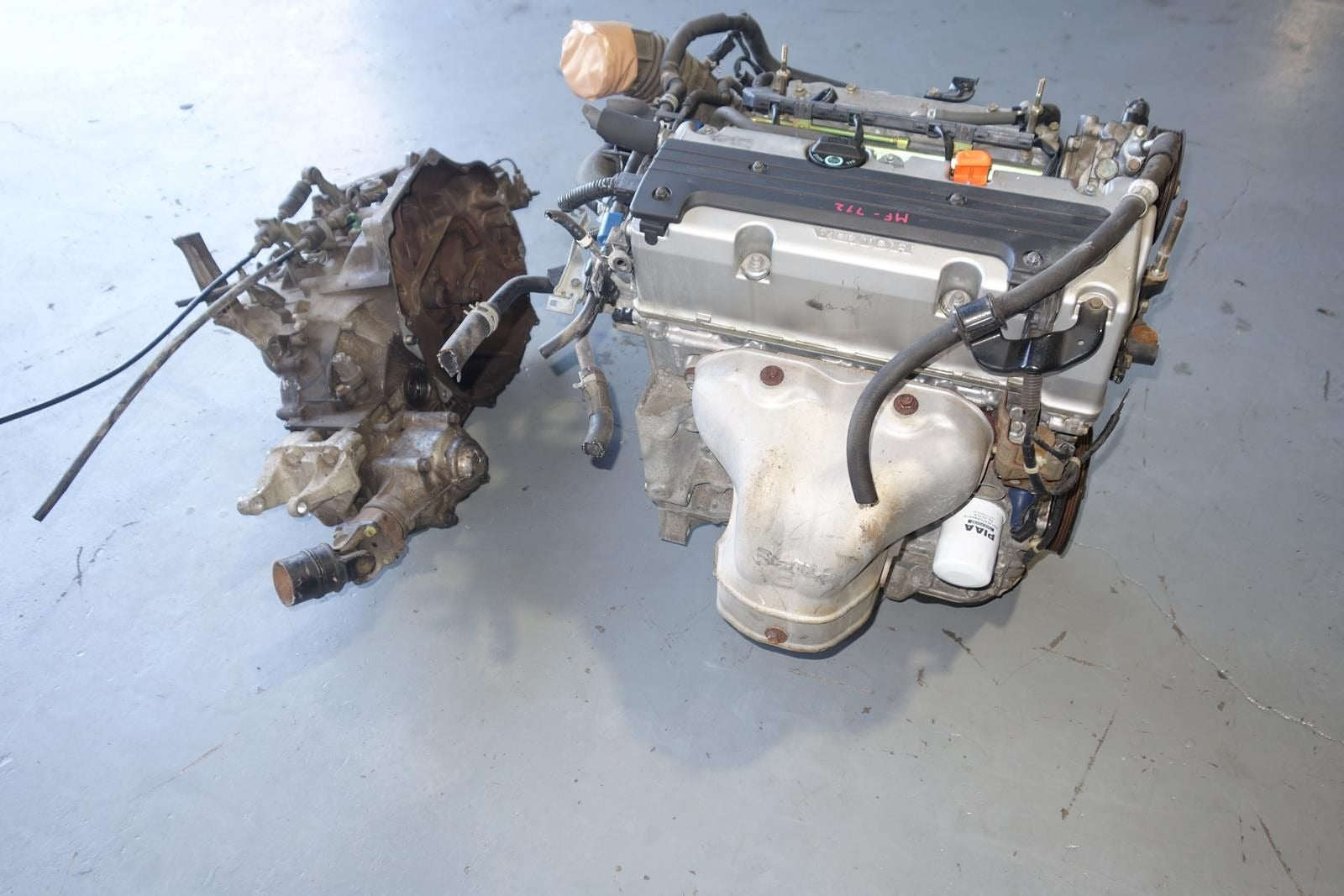 JDM Acura TSX K24A K24A2 2.4L DOHC i-VTEC Engine / Motor + 5speed AWD Transmission Swap 3-Lobes RBB-1 RBB-2 RBB-3 RBB-4 Head True VTEC 2004-2008 Honda