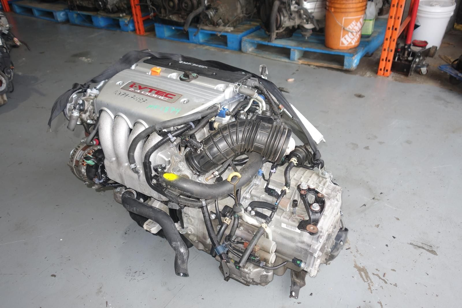 JDM Acura TSX K24A K24A2 2.4L DOHC i-VTEC Engine / Motor + Automatic Transmission 205hp 3-Lobes RBB Head True VTEC 2004-2008