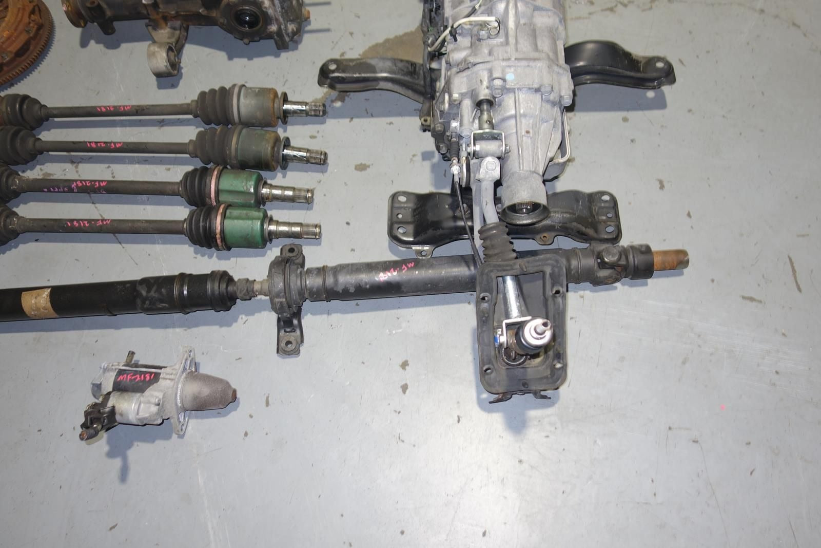 JDM Subaru Legacy S402 6speed Awd Transmission Axles Rear LSD Differential 2003-2009 TY856WLFAA Spec-B
