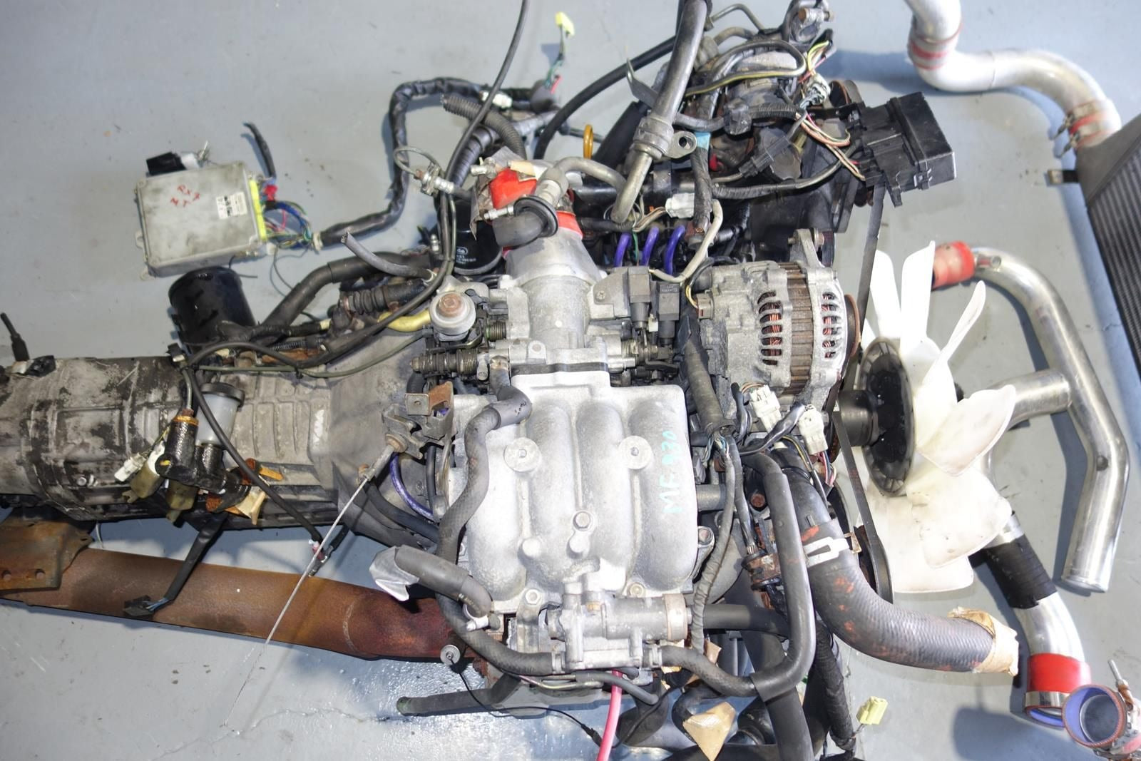1988-1991 JDM Mazda RX7 13B Turbo Rotary Engine 5speed Transmission FC3S RX-7 FC