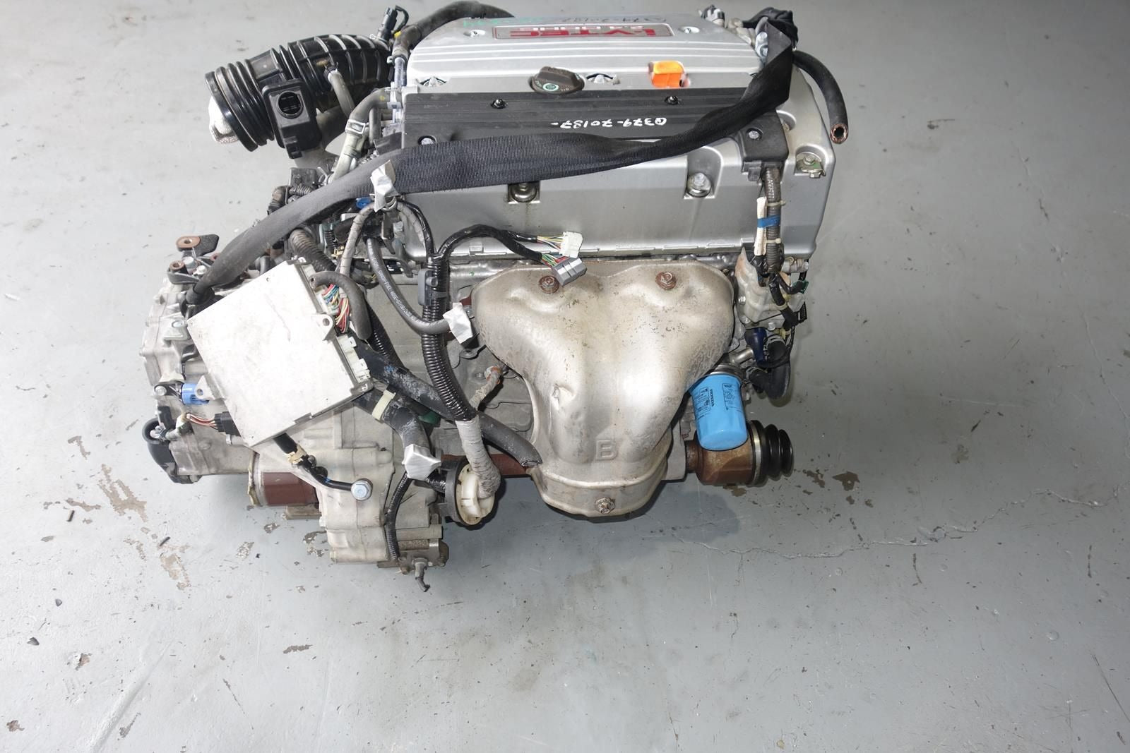 JDM Acura TSX K24A K24A2 2.4L DOHC i-VTEC Engine / Motor + Automatic Transmission 205hp 3-Lobes RBB Head True VTEC 2004-2008