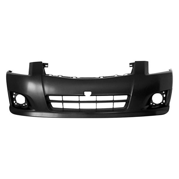 NISSAN SENTRA 2007-2012 — FRONT BUMPER PRIMED; W/FOG LAMP HOLES; 2.5L SR FE /SR MODELS; SENTRA 2009-2012